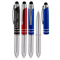 Madison 3-In-1 Ballpoint Stylus Pen (Blue)